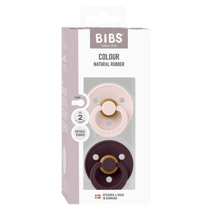 BIBS Pacifier 2PK - Petal/Plum