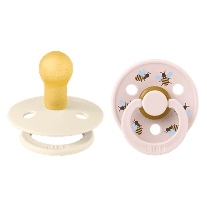 BIBS Pacifier 2PK - Bumblebee/Ivory Mix