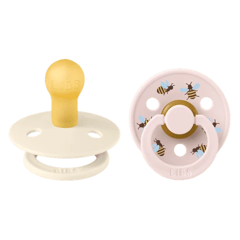 BIBS Pacifier 2PK - Bumblebee/Ivory Mix