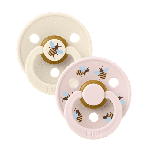 BIBS Pacifier 2PK - Bumblebee/Ivory Mix