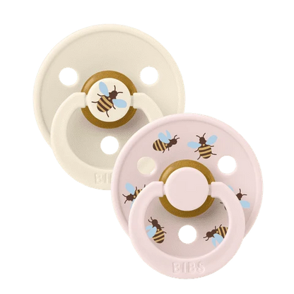 BIBS Pacifier 2PK - Bumblebee/Ivory Mix