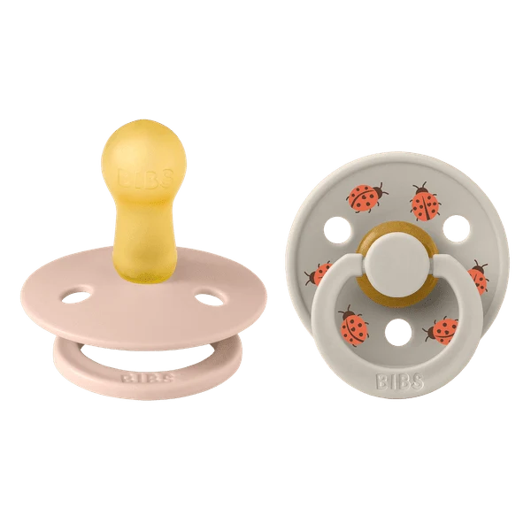 BIBS Pacifier 2PK - Ladybug/Blush Mix