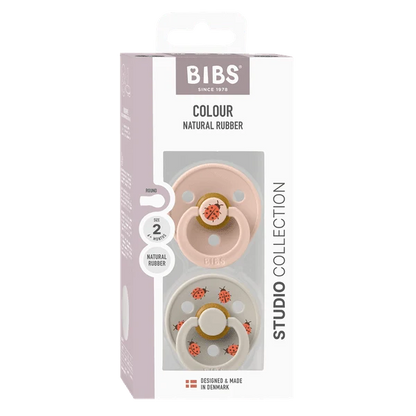 BIBS Pacifier 2PK - Ladybug/Blush Mix