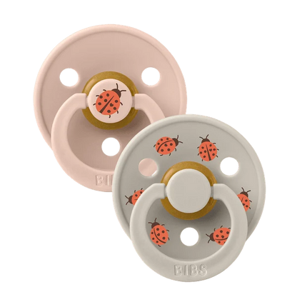 BIBS Pacifier 2PK - Ladybug/Blush Mix