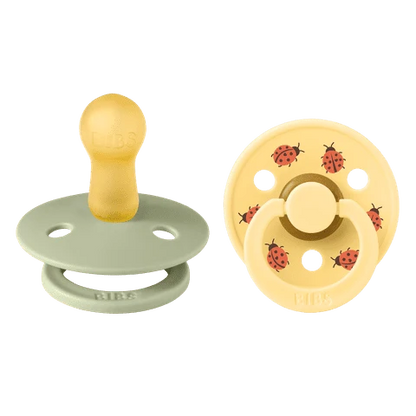 BIBS Pacifier 2PK - Ladybug/Sage Mix