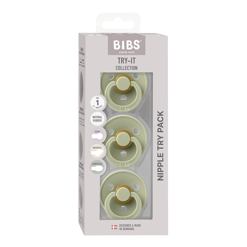 BIBS Try-It Collection 3PK - Sage