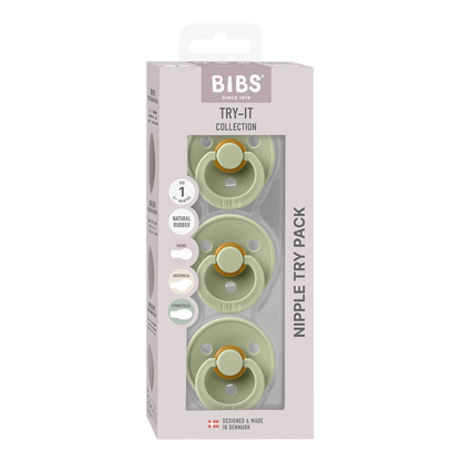 BIBS Try-It Collection 3PK - Sage