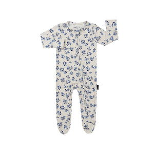 Footed Zipper Sleeper - Bluebells