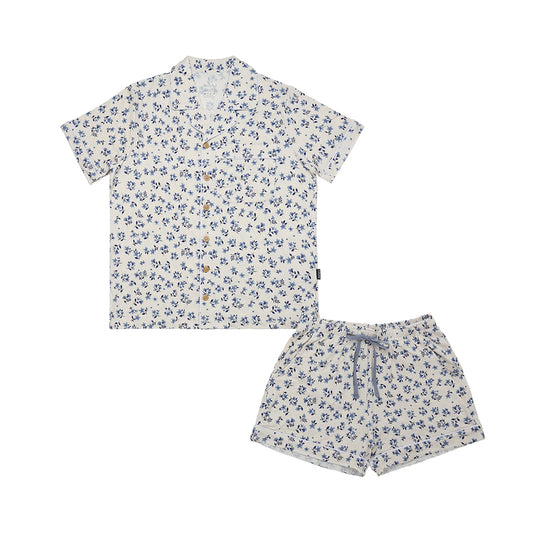 Women's Classic Short-Sleeve PJ Set - Bluebells