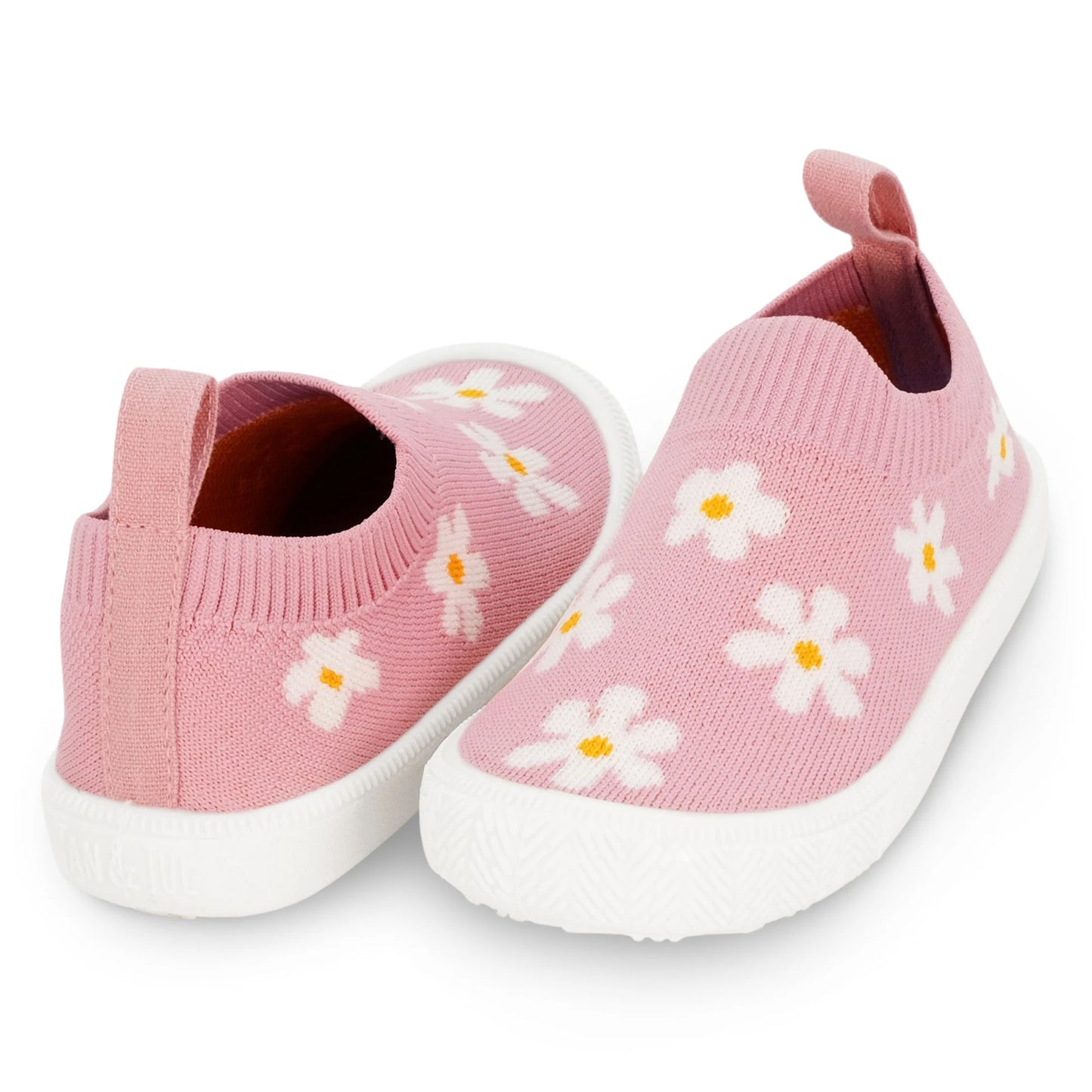 Kids Graphic Slip on Shoes - Pink Daisy