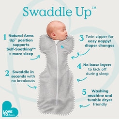 Swaddle Up 1.0 TOG - Dusty Blue