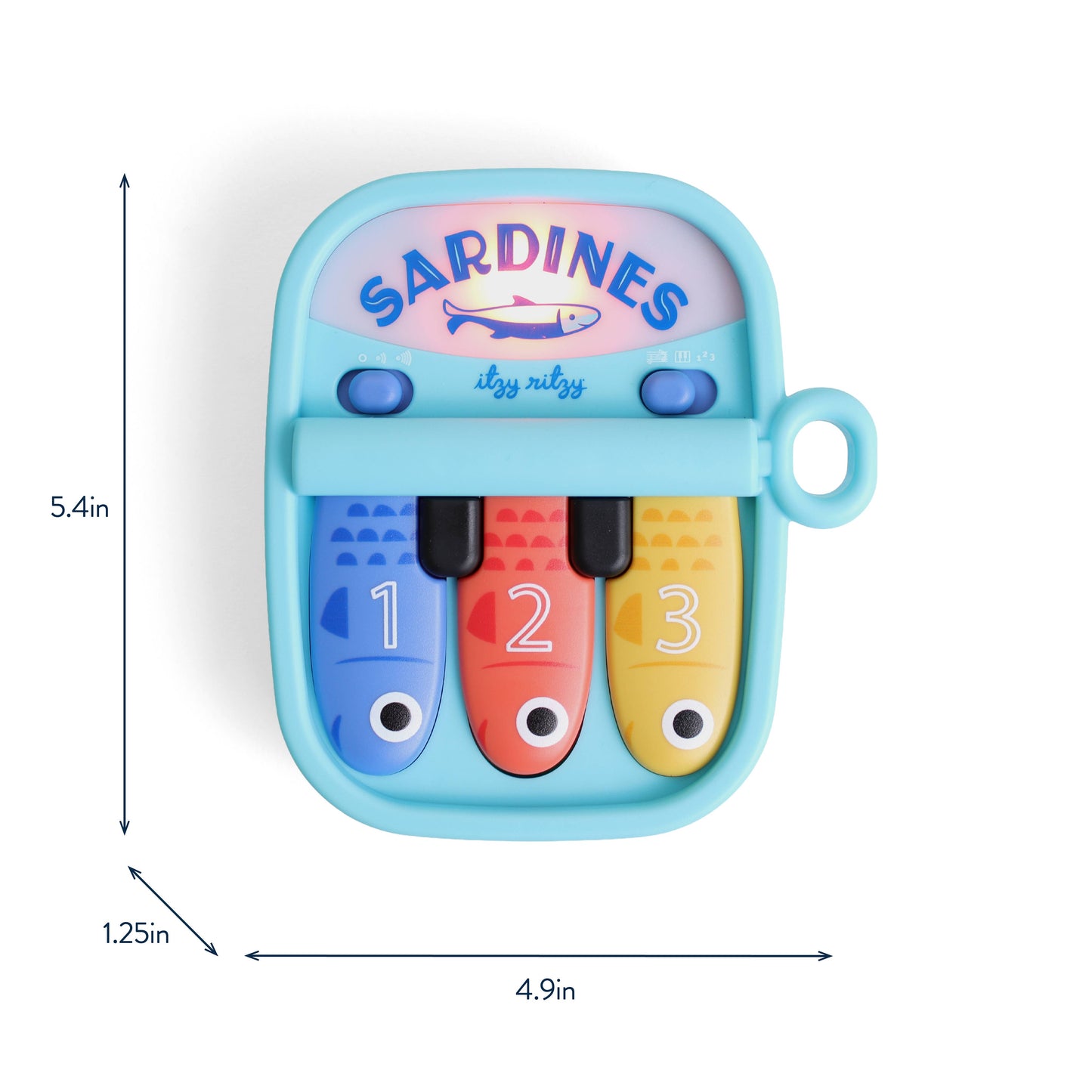 Bitzy Tunes™ Light-up Interactive Piano Toy - Sardines