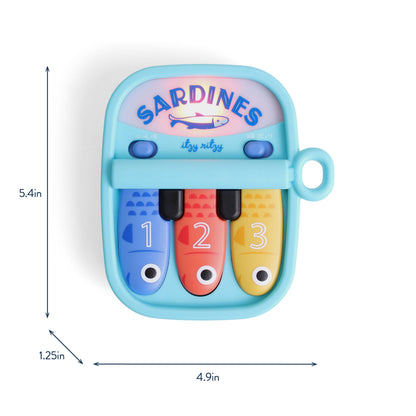 Bitzy Tunes™ Light-up Interactive Piano Toy - Sardines