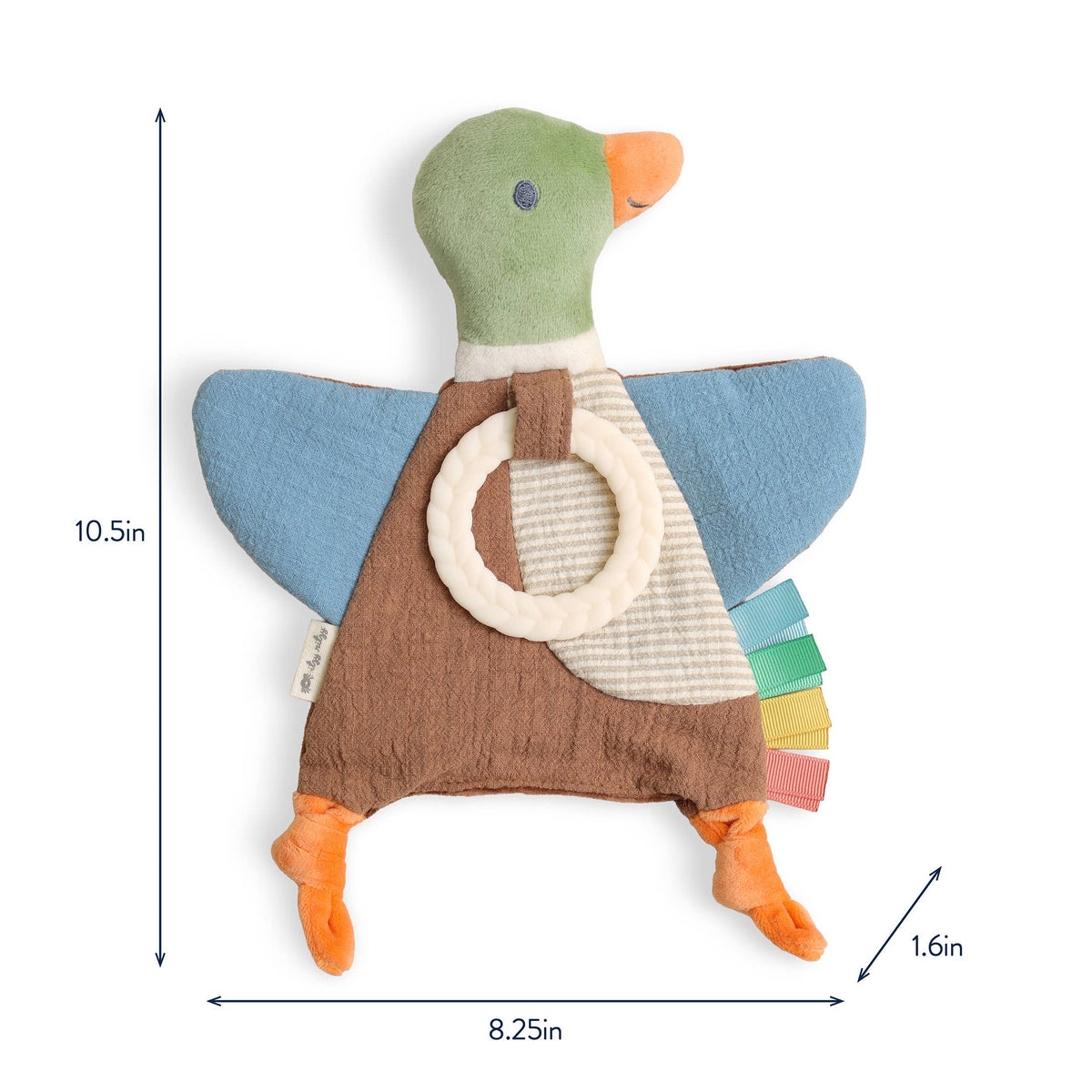 Bitzy Crinkle™ Sensory Toy With Teether