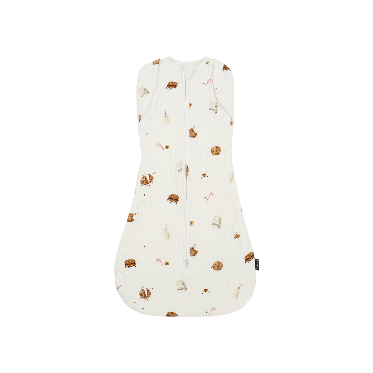 Belan.J 1.0 TOG Ribbed Bamboo Convertible Swaddle Sack - Milk & Cookies