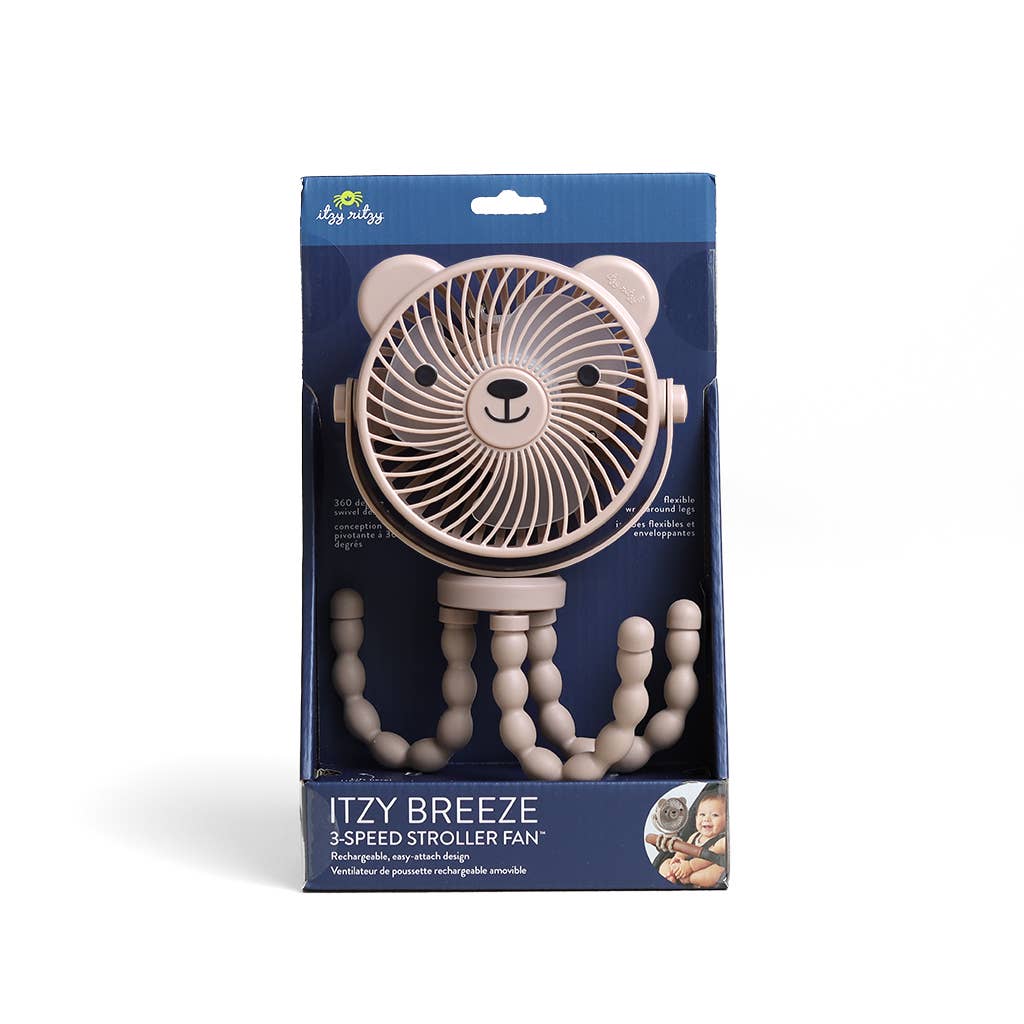 Itzy Breeze 3-Speed Stroller Fan - Taupe
