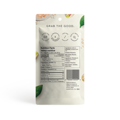 Dry Roasted Himalayan Salt Pistachios 40g