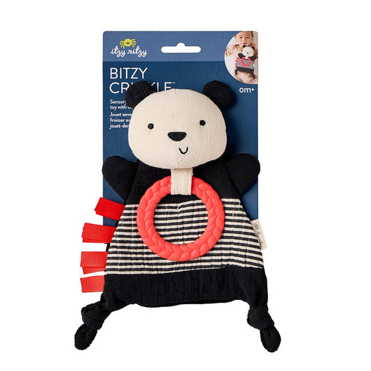 Bitzy Crinkle™ Sensory Toy With Teether