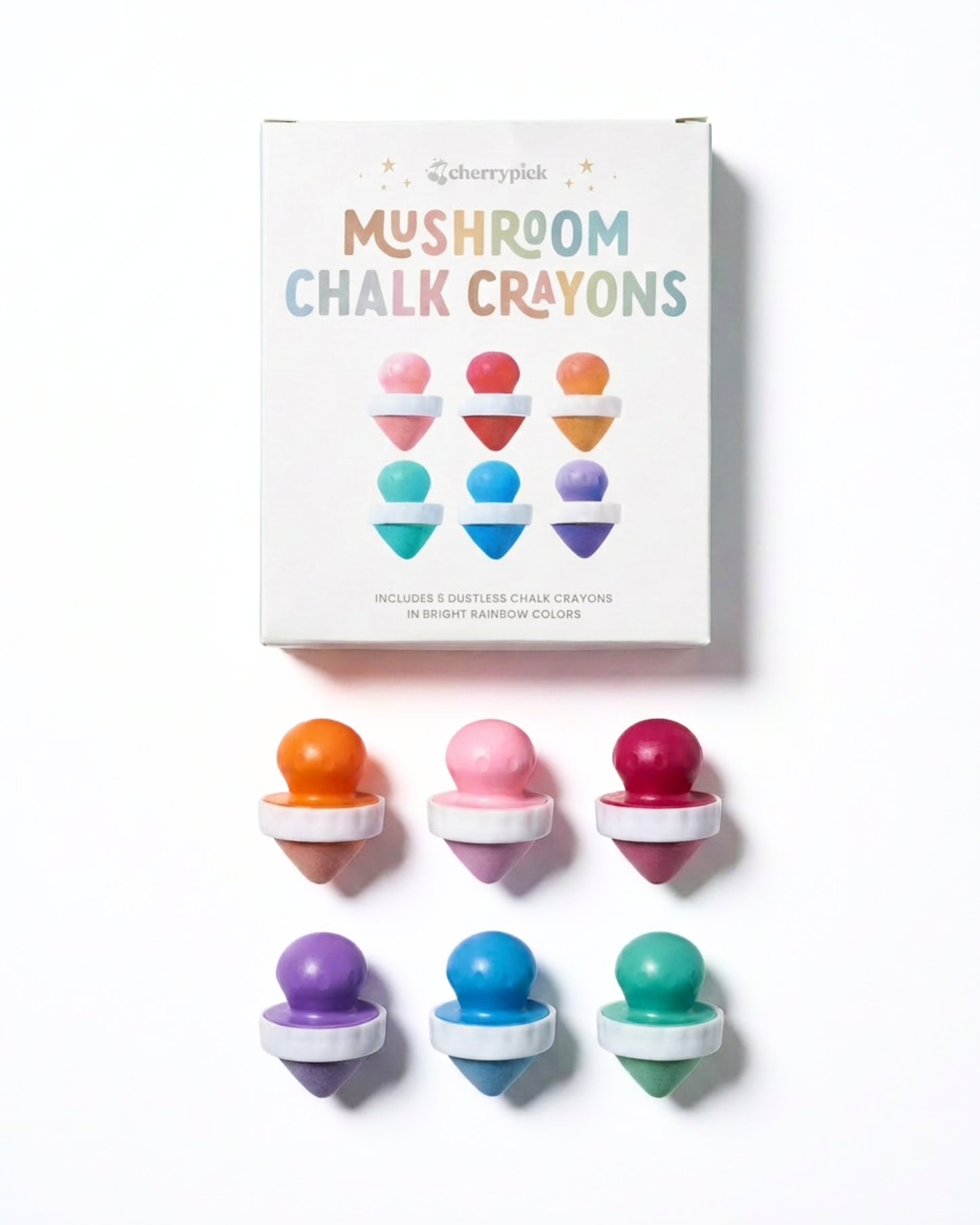 Mushroom Chalk Crayons for Magic Playwall