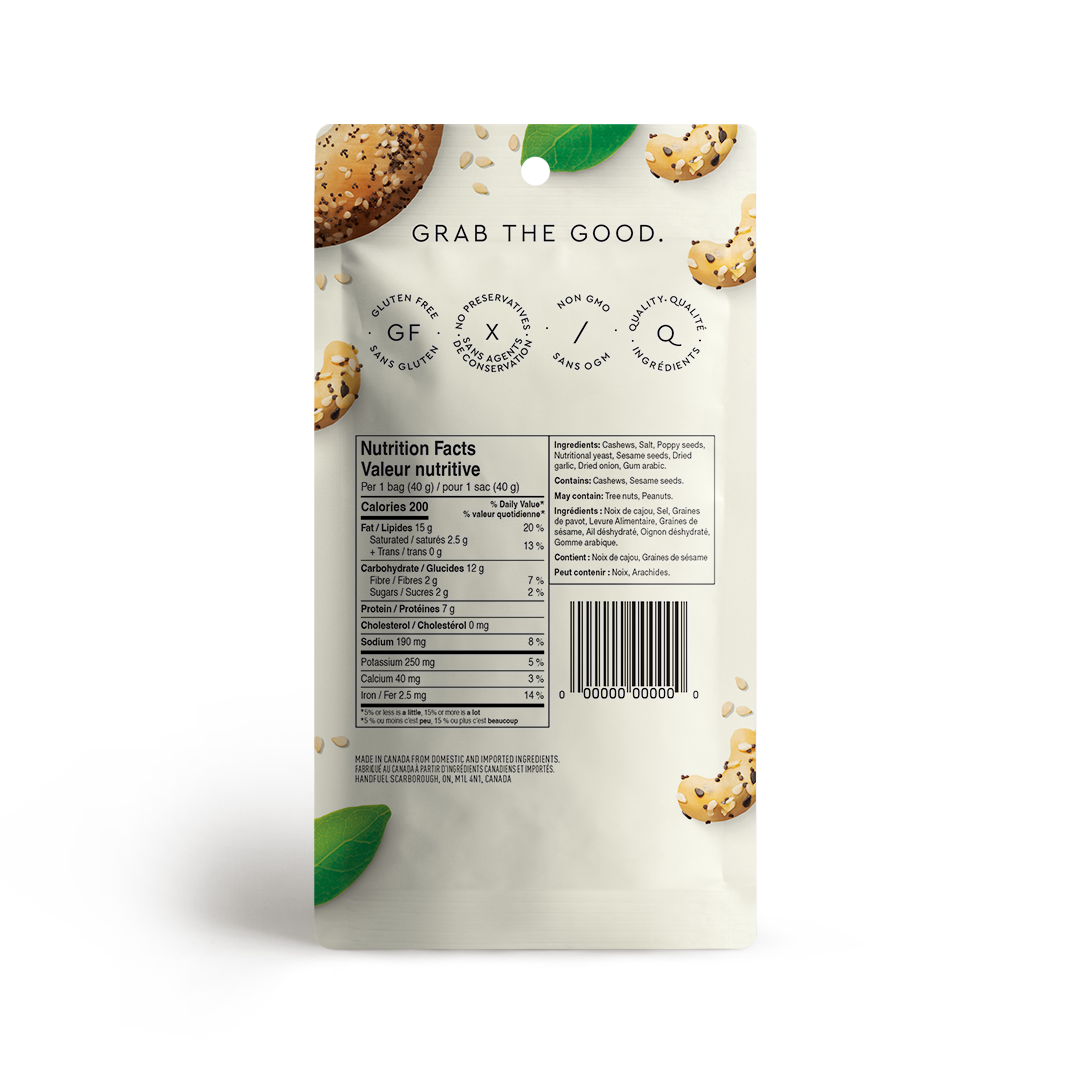 Everything Bagel Cashews 40g