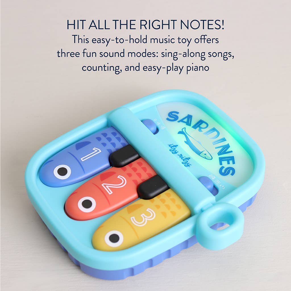 Bitzy Tunes™ Light-up Interactive Piano Toy - Sardines