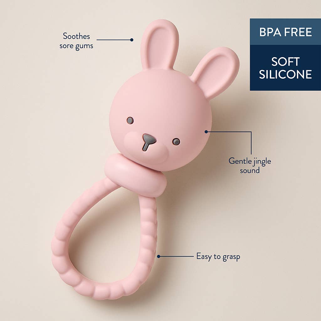 Itzy Ritzy Pink Bunny Sweetie Rattle™