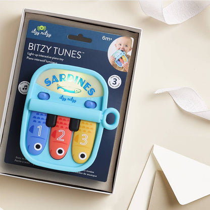 Bitzy Tunes™ Light-up Interactive Piano Toy - Sardines