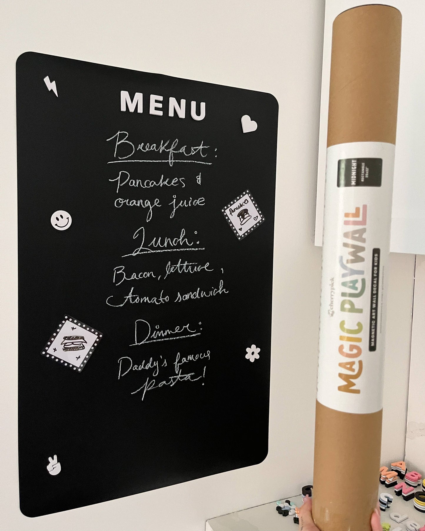 Magic Playwall - Rectangle Magnetic Wall Decal for Kids