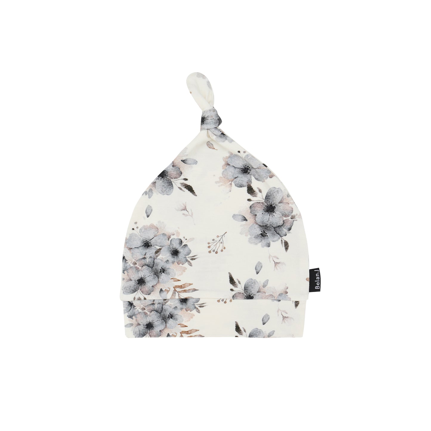 Knotted Hat - Frosty Floral