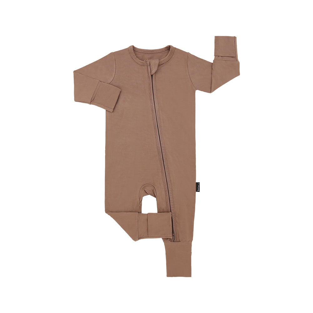 Footless Sleeper with Fold-Over Cuffs - Hazel