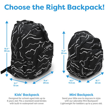 Kids Mini Backpacks - Space Dino