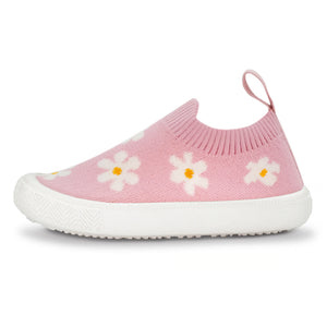Kids Graphic Slip on Shoes - Pink Daisy