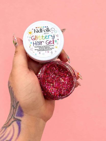Glittery Hair Gel
