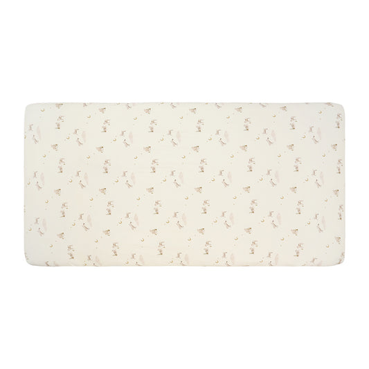 Bamboo Crib Sheets - Little Lambs