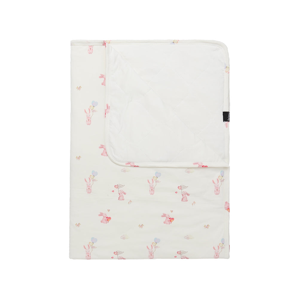 Snuggle Blanket 1.0 TOG - Love Bunnies/White