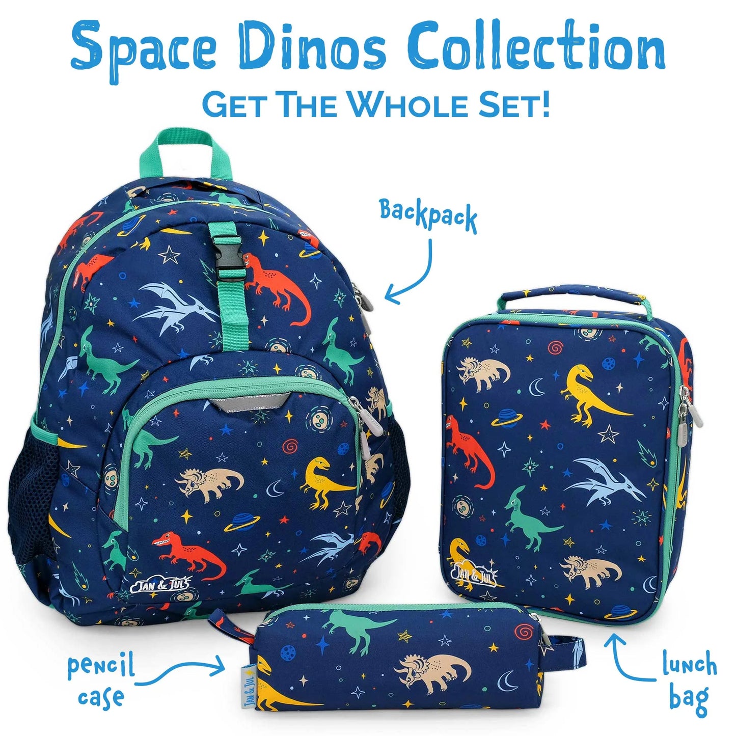 Pencil Case - Space Dinos
