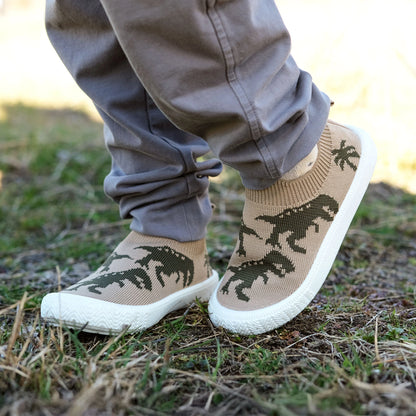 Kids Graphic Slip on Shoes - T-Rex
