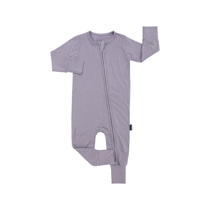 Footless Sleeper with Fold-Over Cuffs - Periwinkle