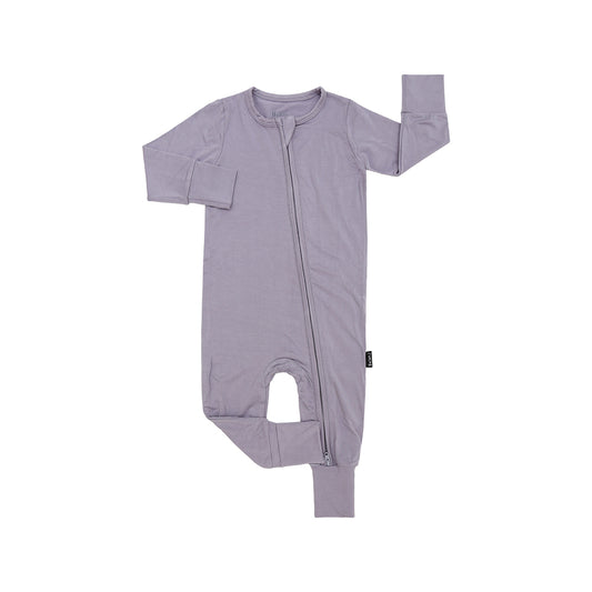 Footless Sleeper with Fold-Over Cuffs - Periwinkle