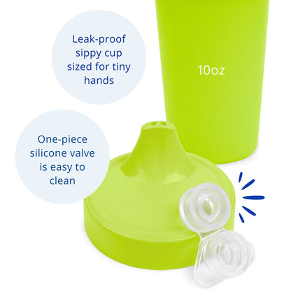 Re-Play No Spill Sippy Cup and Lid Combo - Lime Green