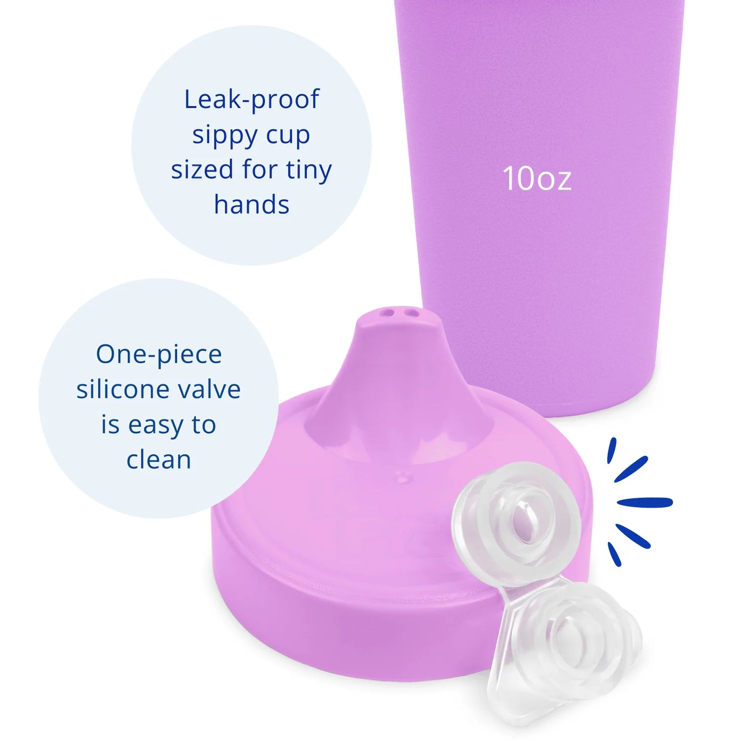 Re-Play No Spill Sippy Cup and Lid Combo - Purple