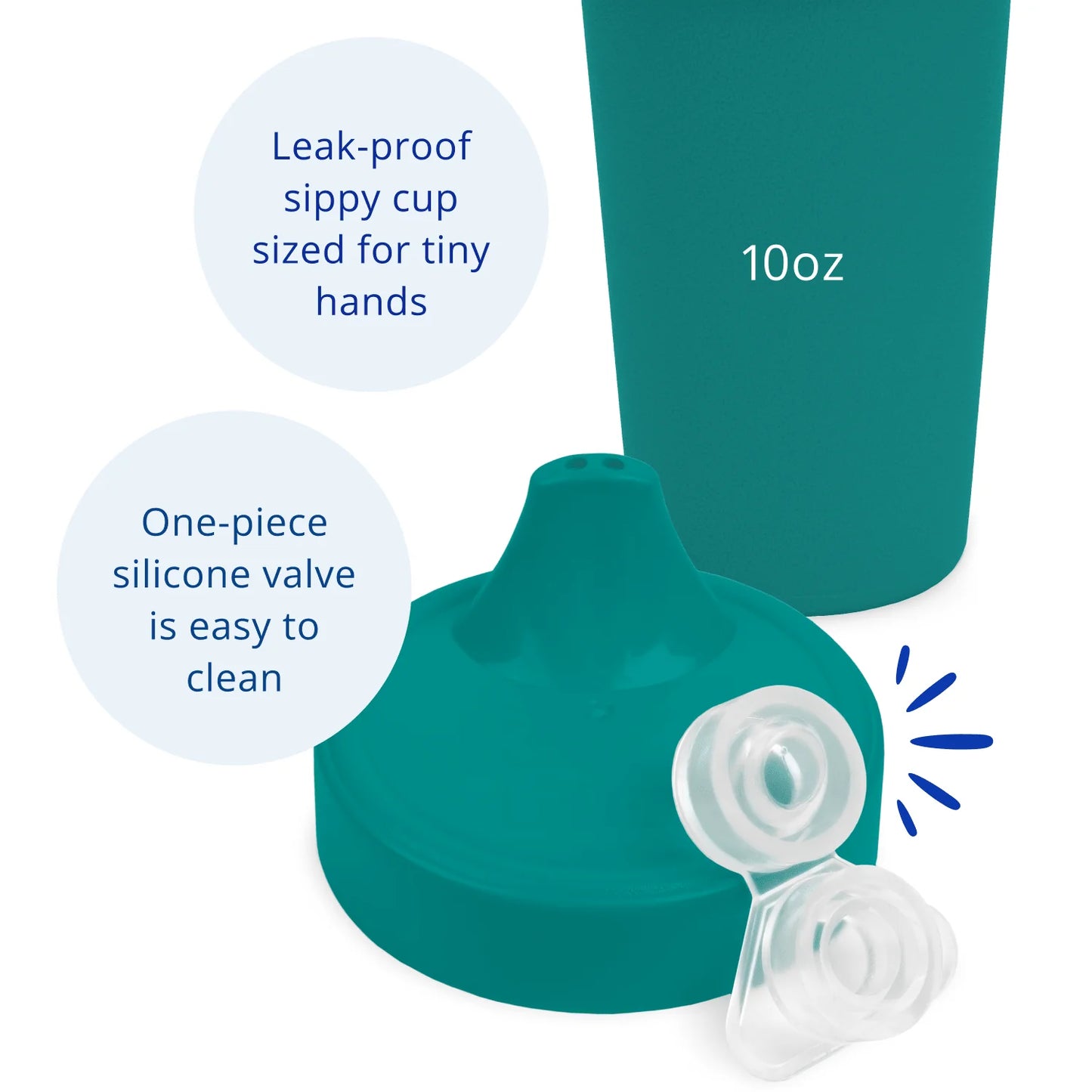 Re-Play No Spill Sippy Cup and Lid Combo - Teal