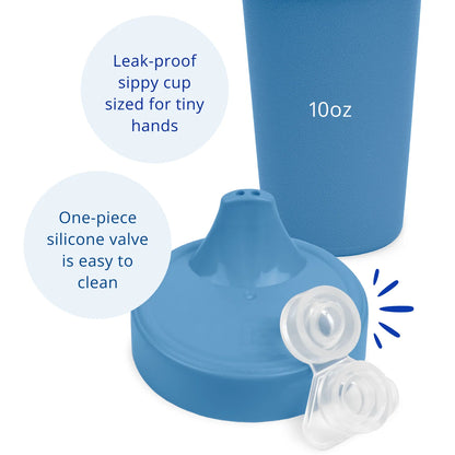Re-Play No Spill Sippy Cup and Lid Combo - Denim