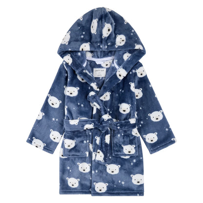 Plush Hooded Robe - Bears