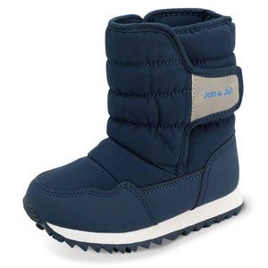 Toasty-Dry Puffy Winter Boots - Navy