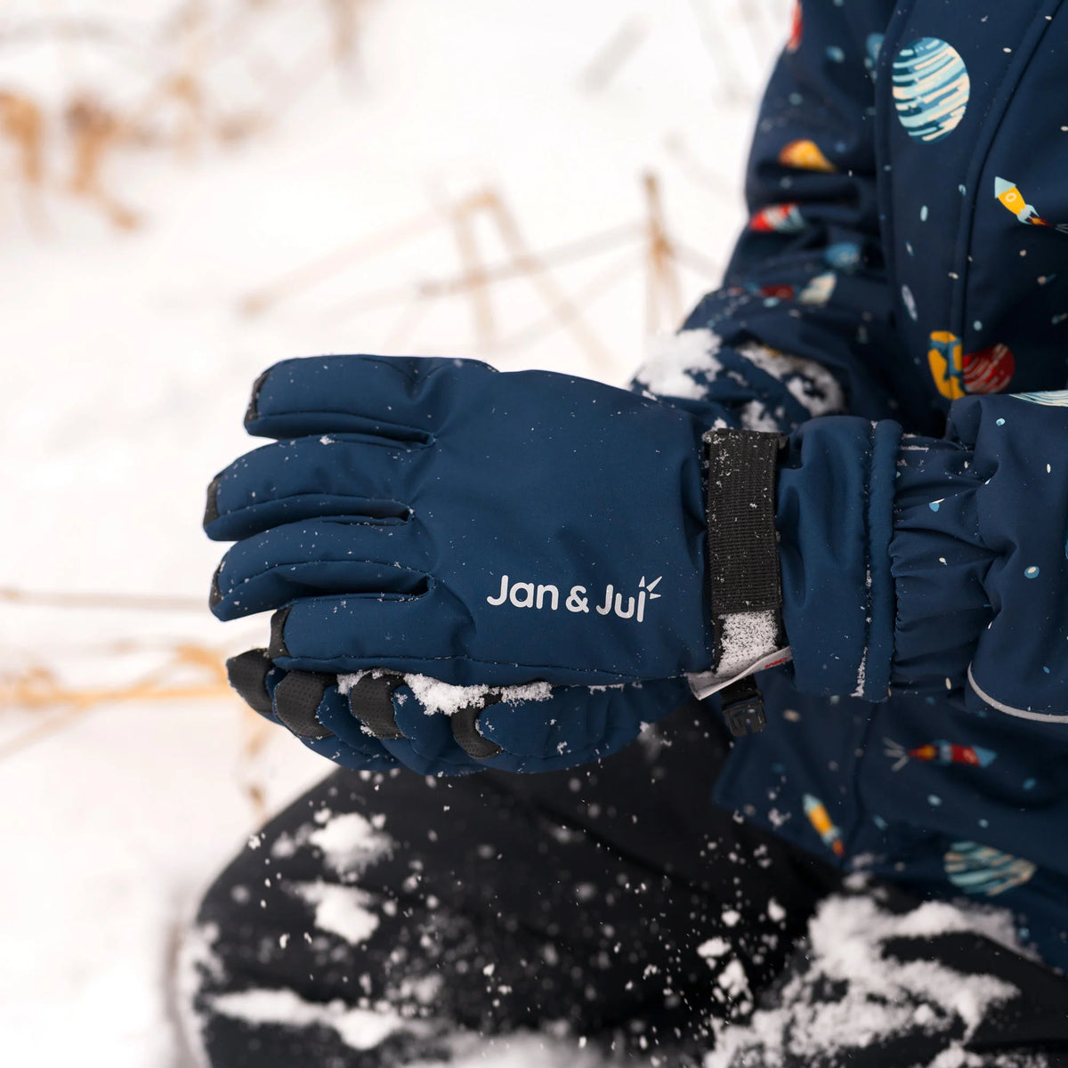 Toasty-Dry Waterproof Snow Gloves - Dark Navy