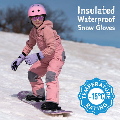 Toasty-Dry Waterproof Snow Gloves - Dark Navy
