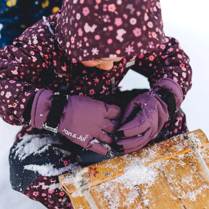 Toasty-Dry Waterproof Snow Gloves - Dark Plum