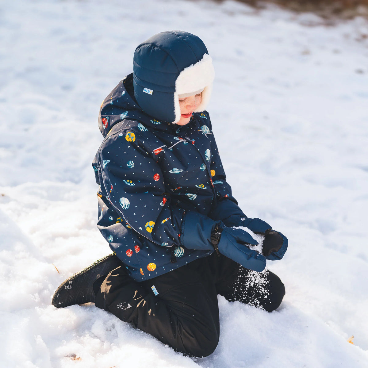 Toasty-Dry Waterproof Snow Mittens - Dark Navy