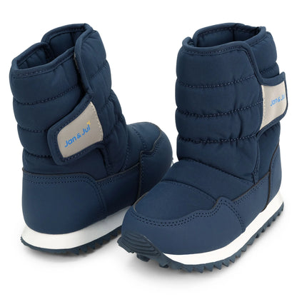 Toasty-Dry Puffy Winter Boots - Navy